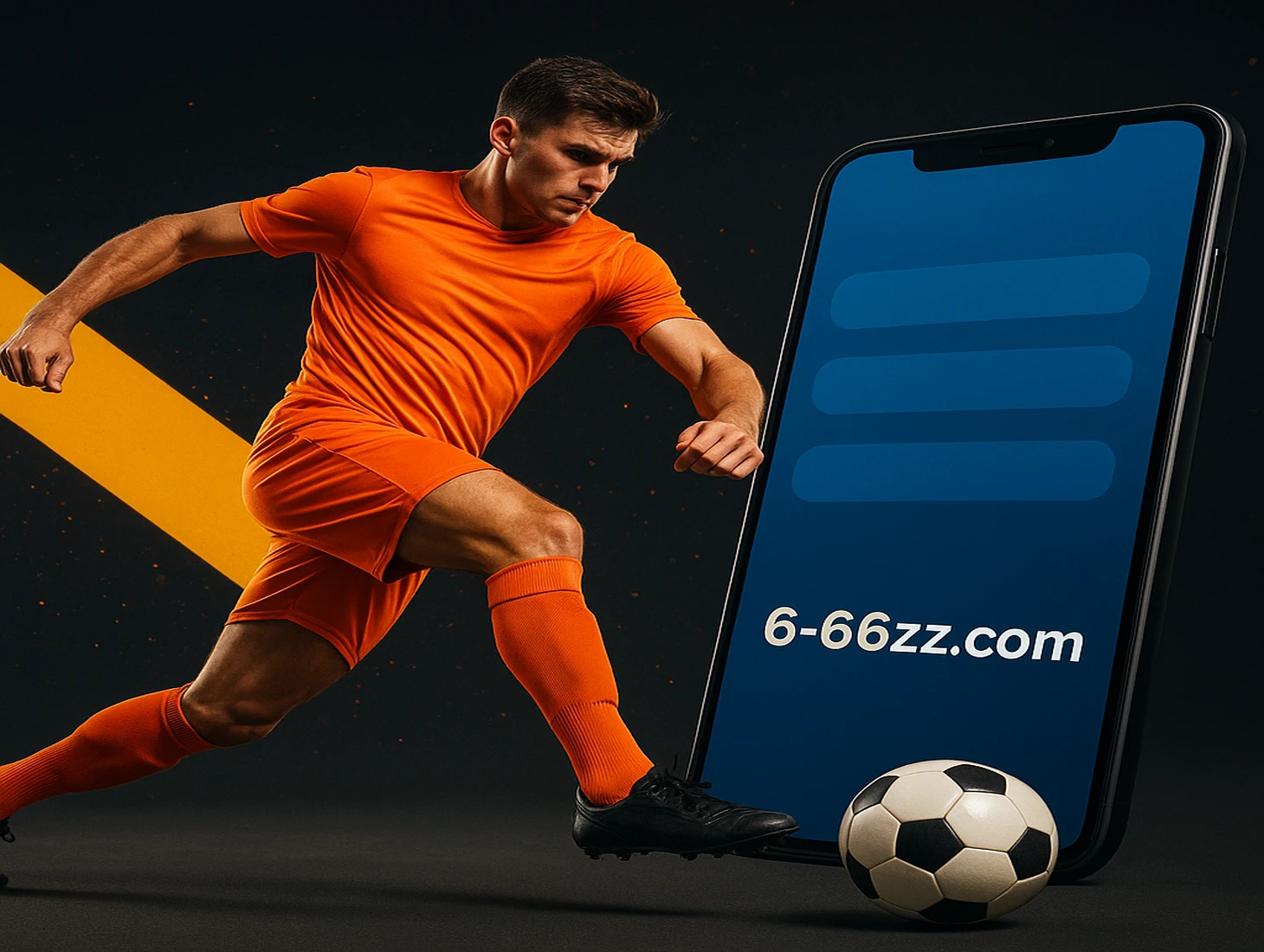 Mobile users can register directly within the 66zz app.